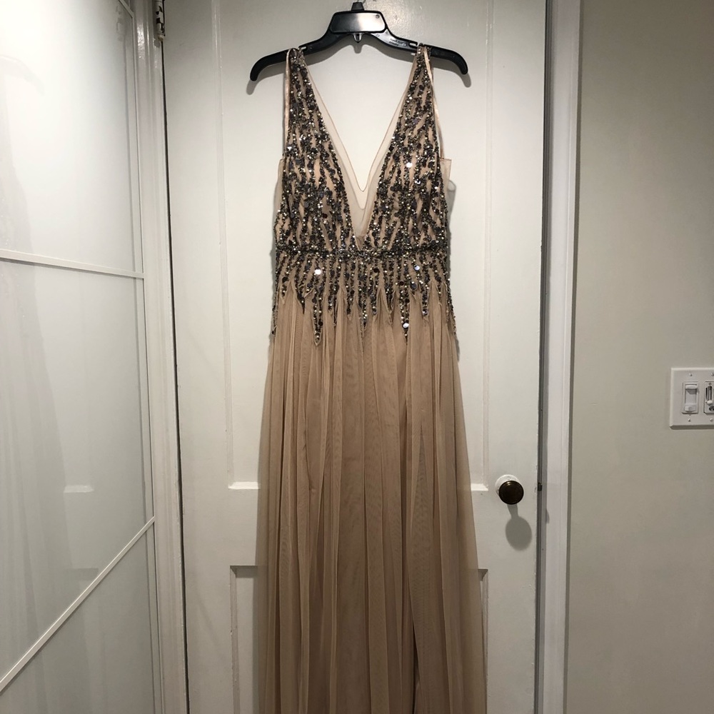 Aidan Mattox Embellished Gown - Sz 8